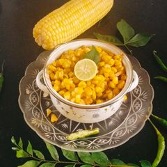 A picture of Pepper with butter masala sweet corn.