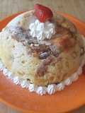 Colomba Zuccotto with Cream and Strawberries