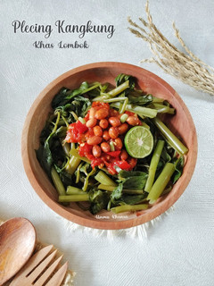 Foto resep Plecing Kangkung khas Lombok