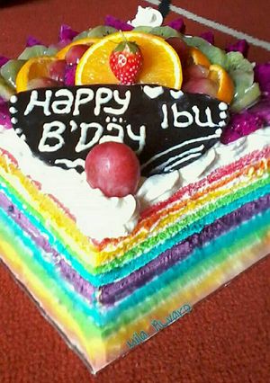 Foto resep Rainbow Cake for mothers