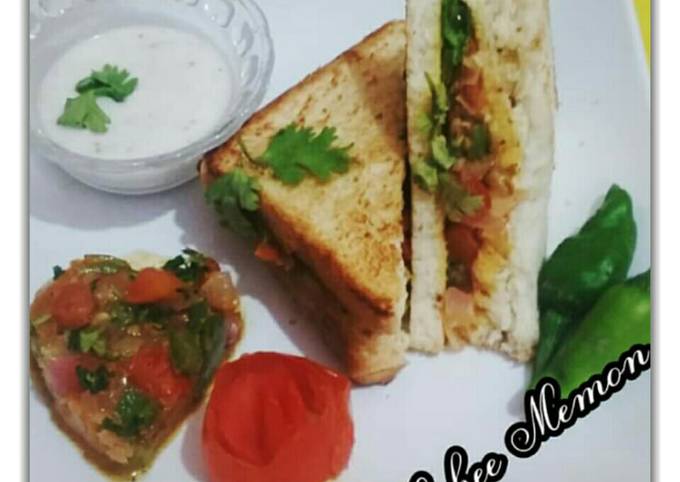 Salsa chicken sandwich