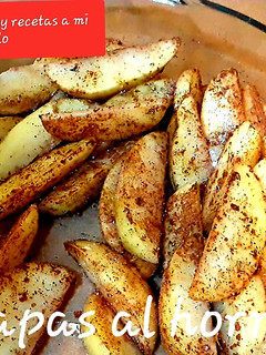 Una foto de Papas al horno
