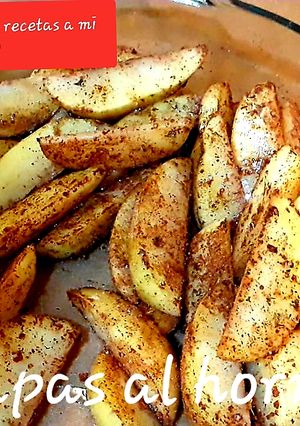 Una foto de Papas al horno