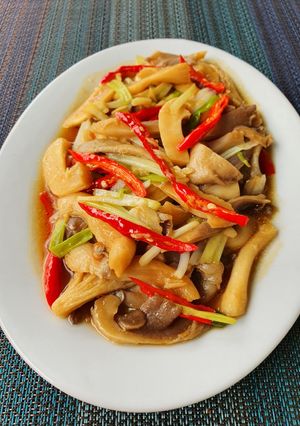 Foto resep Ca Jamur Tiram