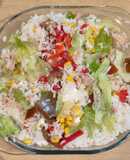 Ensalada de arroz completa