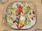 Ensalada de arroz completa