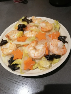 A picture of Glass Noodle w/ Assorted Veggies.