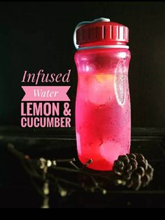 Foto resep Infused Water (Lemon + Timun)