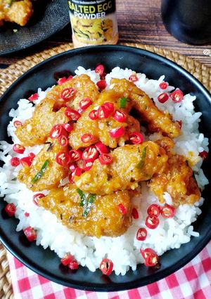 Foto resep Chicken pok pok salted egg