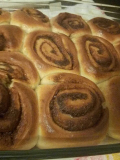 A picture of Cinnamon rolls.