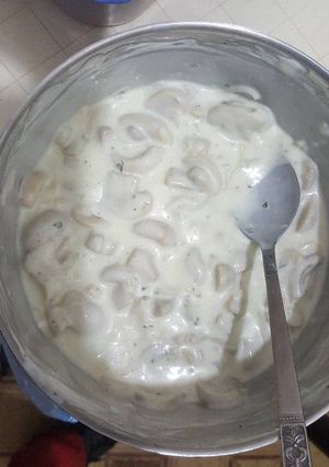 Una foto de Salsa de champiñón rápida y light