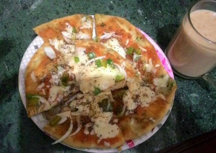 Step-by-Step Guide to Make Favorite Aloo Kulcha Pizza