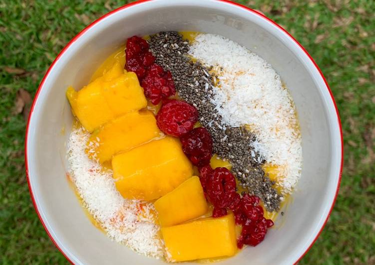 Cara Membuat 67 Mango Smoothie Bowl Dairy Free Yang Nikmat