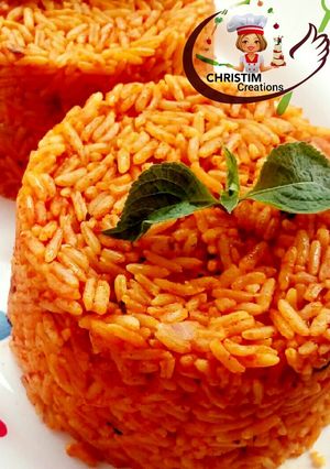 A picture of Party jollof rice.