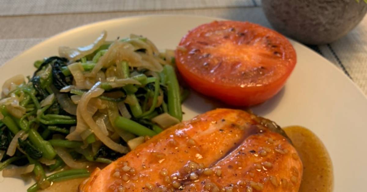 Honey Soy Glaze Salmon Recipe By Elaine Chan Cookpad