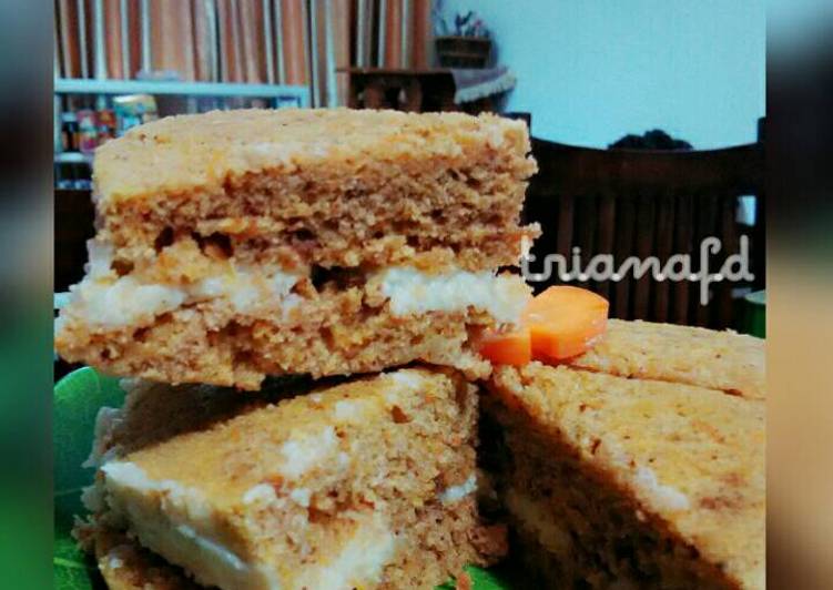 Cake Wortel tanpa Telur. *pake whisk bisa panggang dan kukus*