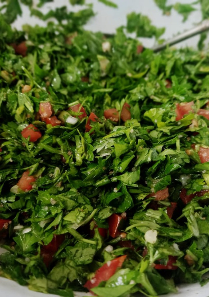 صورة لوصفة تبولة لبنانية