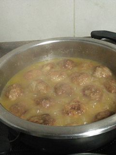 Una foto de Albóndigas de carne picada de pavo