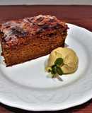 Bizcocho de calabaza Potimarron asada y almendras
