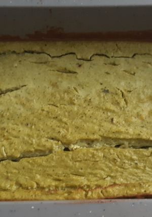 Una foto de Pastel de brócoli