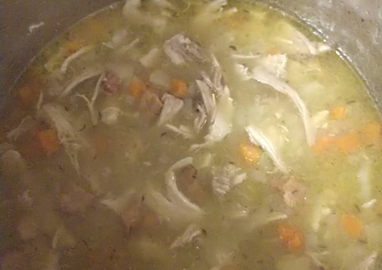 Recipe of Super Quick Homemade Chicken &amp; Veggie Soup