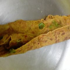 Matar gajar wala besan Chilla A picture of Matar gajar wala besan Chilla.