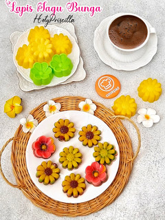 Foto resep Lapis Sagu Bunga