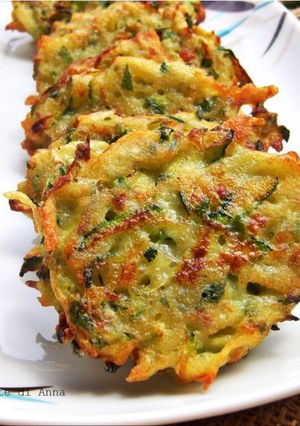 A picture of Zucchini and Potato Fritters.