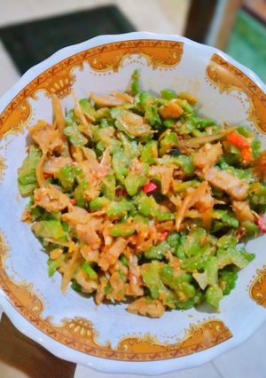 Foto resep Oseng pare teri