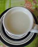 Agua de avena, infusión, o como quieran llamarlo, puede ser con leche (avena con leche)