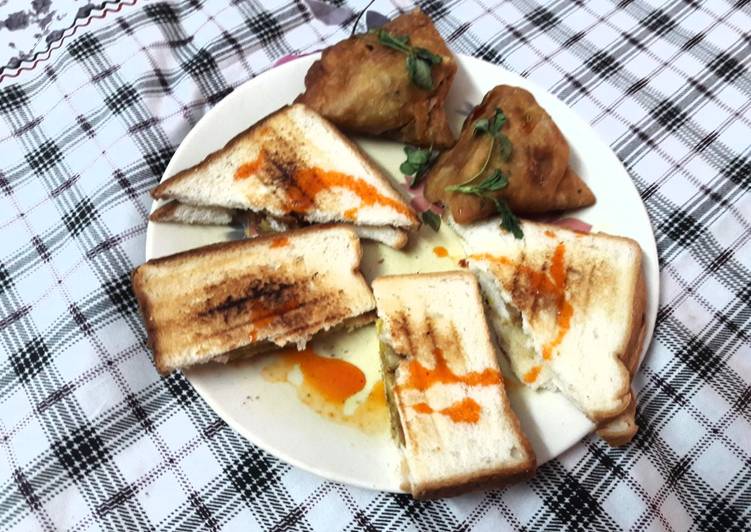 How to Make Delicious Samosa Sandwitch