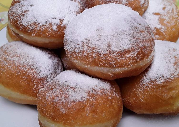 Langkah Mudah untuk Membuat Donat water roux (tangzong) metode, Enak