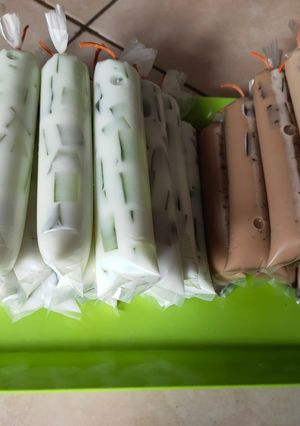 Foto resep Es jelly melon dan capucino cincau