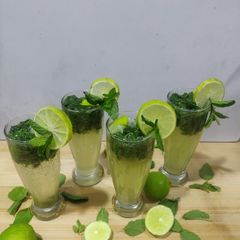 Virgin Mojito (Mocktail) A picture of Virgin Mojito (Mocktail).