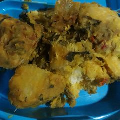 A picture of Yam porriage.