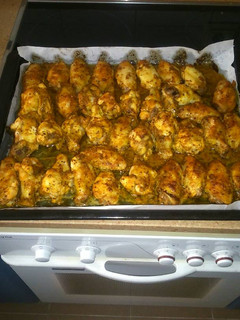 Una foto de Alitas de pollo al horno