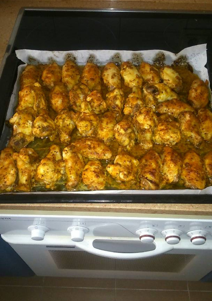 Una foto de Alitas de pollo al horno