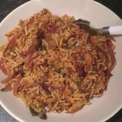 Onion Chilli Fried Rice A picture of Onion Chilli Fried Rice.