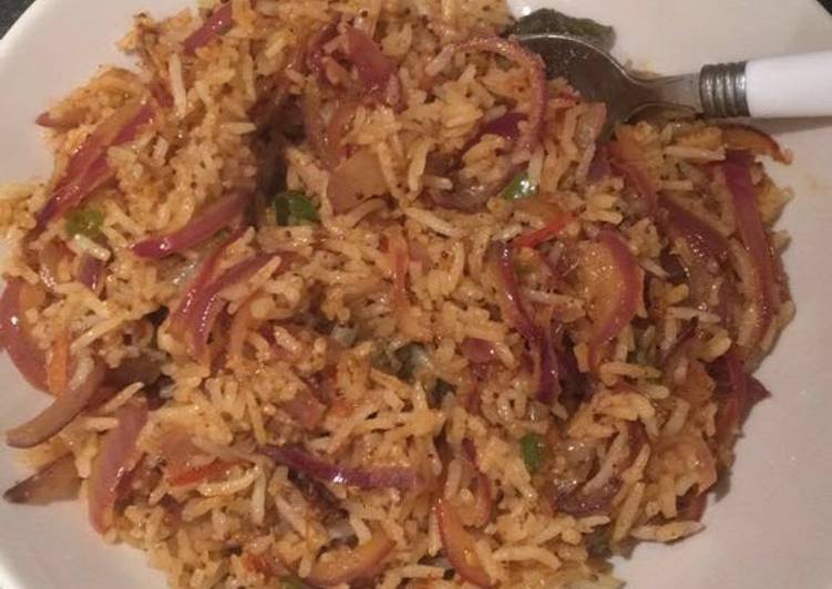 Onion Chilli Fried Rice