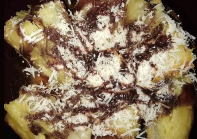 Langkah Mudah untuk Membuat Singkong keju+tips singkong merekah yang Menggugah Selera