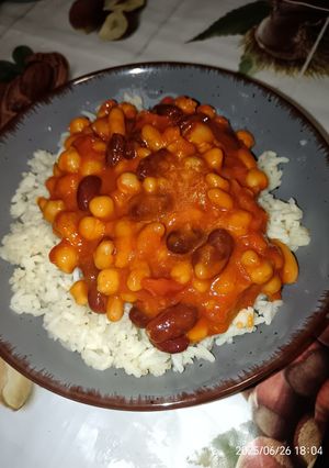Dupla babos csicseri ragu recept fotója