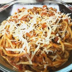 A picture of My Spaghetti Beef Bolognaise 💚.