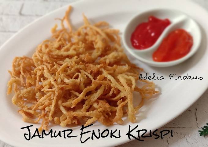 Jamur Enoki krispi