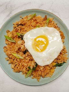 A picture of Gochujang fried rice.