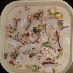 A picture of Rice Phirni.