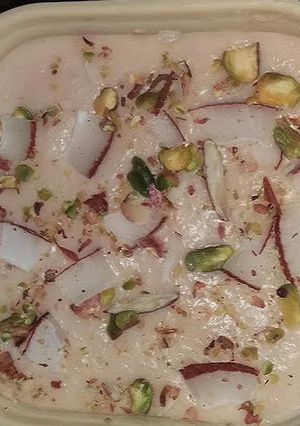 A picture of Rice Phirni.