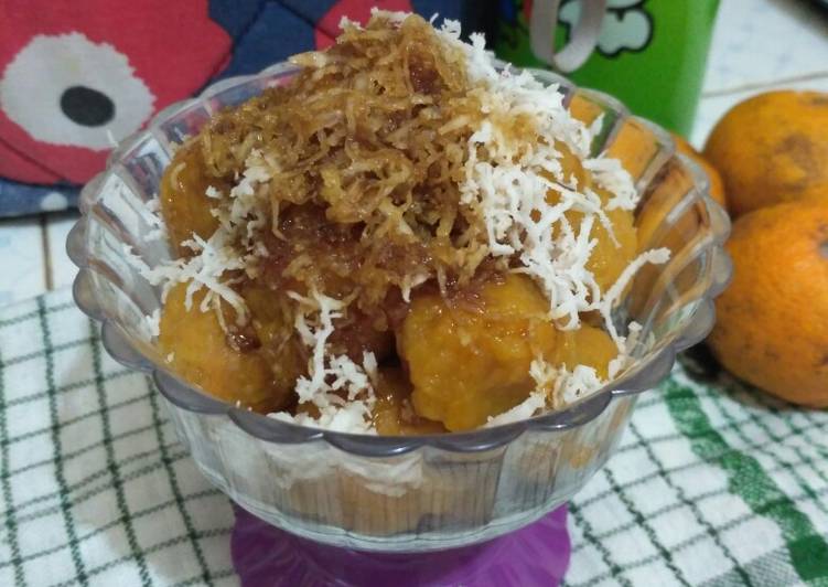 resep cara membuat Cenil ubi rambat