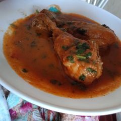 A picture of Fried chicken gravy....