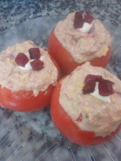 Una foto de Tomates rellenos
