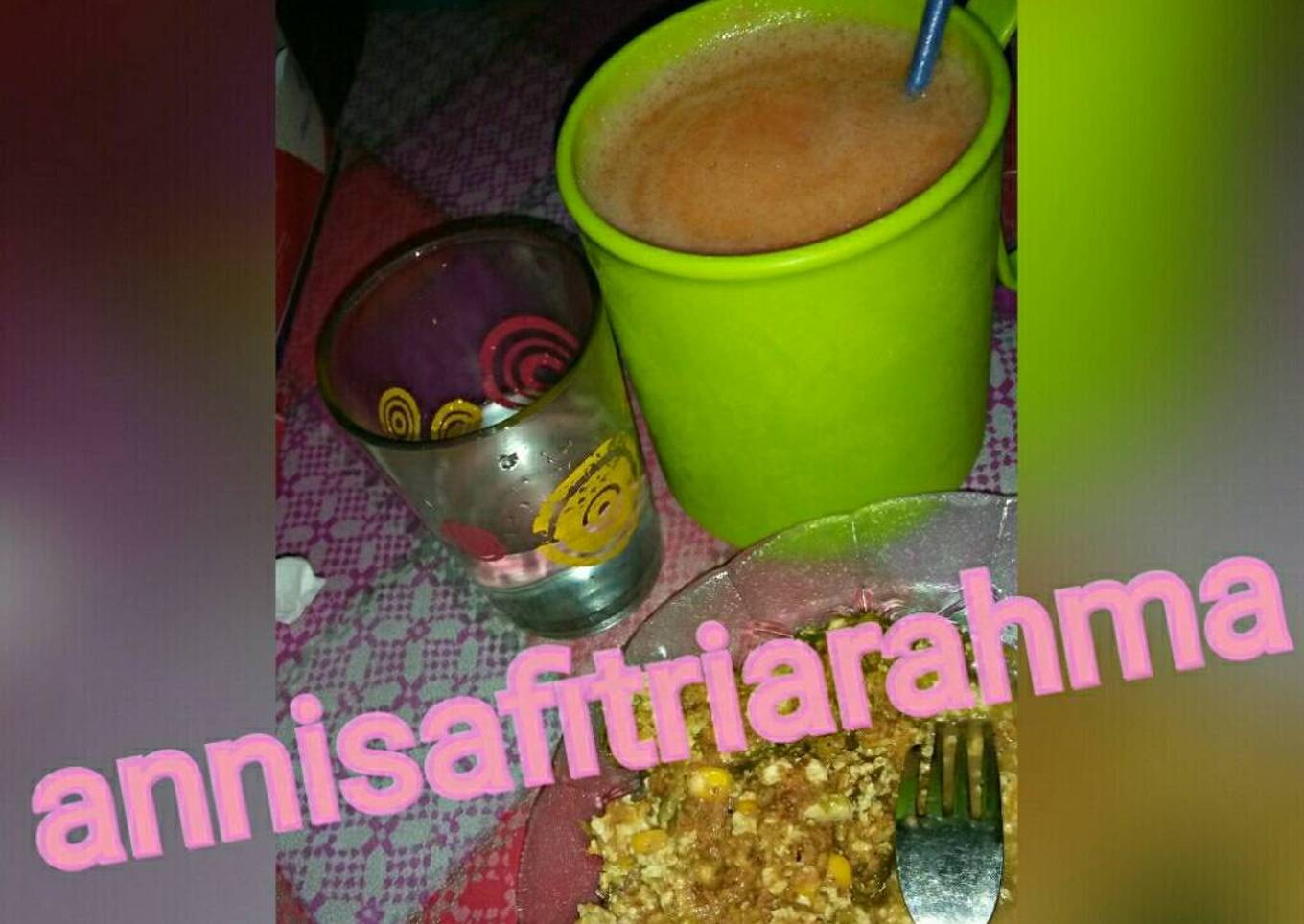 Jus Melon + Tahu Sayur Kukus (Menu Diet GM Day 7)